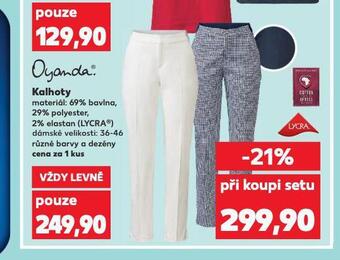 Kaufland Kalhoty nabídka