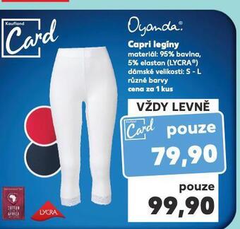 Kaufland Capri legíny nabídka