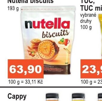 COOP DISKONT Nutella biscuits nabídka