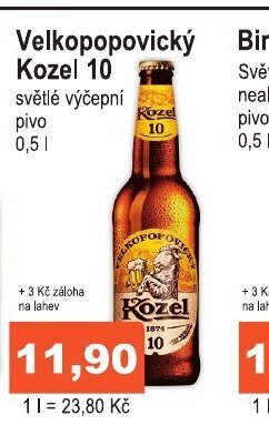 COOP DISKONT Velkopopovický Kozel 10 nabídka