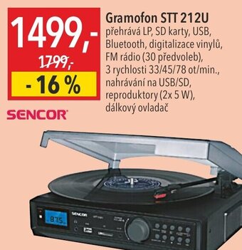 Globus Gramofon STT 212U nabídka