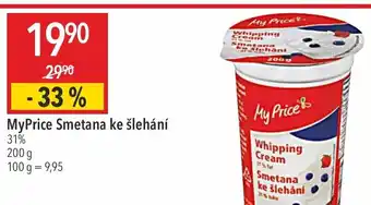 Globus MyPrice Smetana ke šlehání nabídka