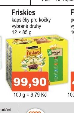 COOP DISKONT Friskies nabídka