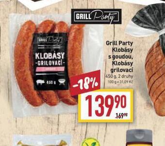Billa Klobásy s goudou nabídka
