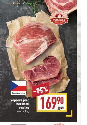 Billa Vepřová plec bez kosti nabídka