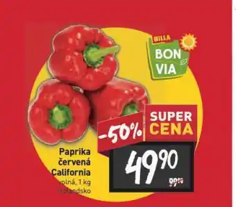 Billa Paprika červená californina nabídka