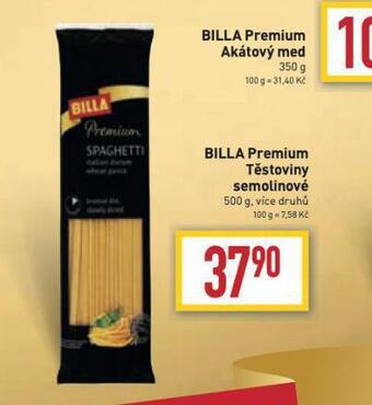 Billa Billa premium těstoviny semolinové nabídka