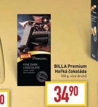Billa Billa premium hořká čokoláda nabídka