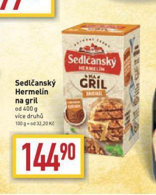 Billa Sedlčanský hermelín na gril nabídka