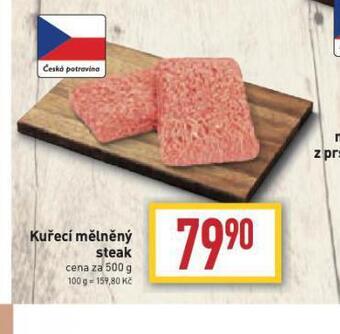 Billa Kuřecí mělněný steak nabídka