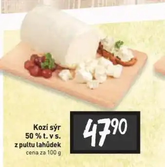 Billa Kozí sýr 50% nabídka