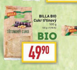 Billa Billa bio cukr třtinový nabídka