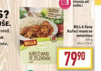 Billa Billa easy kuřecí maso se zeleninou nabídka