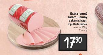 Billa Extra jemný salám nabídka