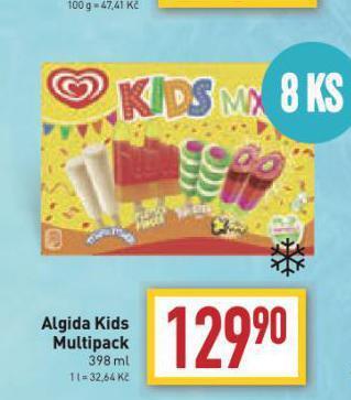Billa Algida kids multipack nabídka