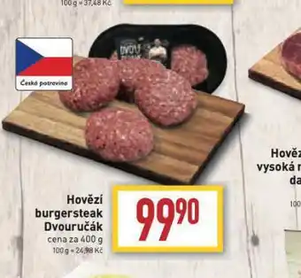 Billa Hovězí buergersteak dvouručák nabídka