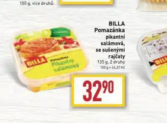Billa Billa pomazánka pikantní salámová nabídka