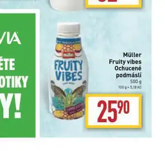 Billa Müller fruity vibes ochucené podmáslí nabídka