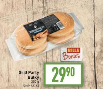 Billa Grill party bulky nabídka