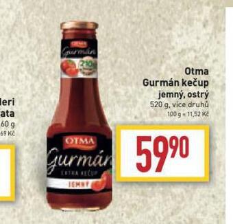 Billa Otma gurmán kečup nabídka