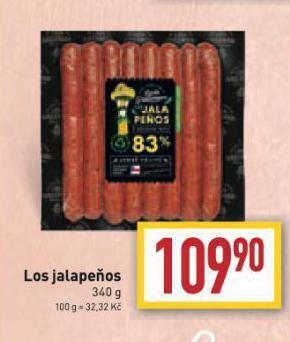 Billa Los jalapeňos nabídka