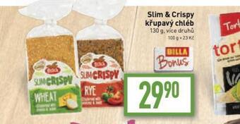 Billa Slim & crispy křupavý chléb nabídka