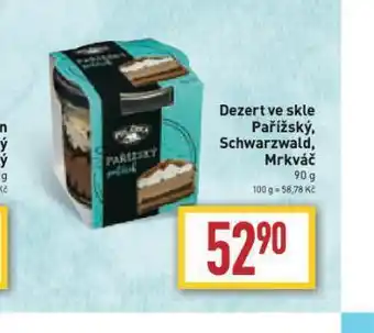 Billa Dezert ve skle pařížský, schwarzwald, mrkváč nabídka
