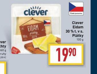 Billa Clever eidam 30% plátky nabídka
