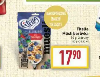 Billa Flella müsli borůvka nabídka