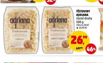 Penny Market Těstoviny adriana nabídka