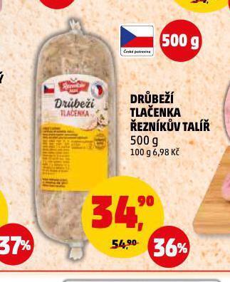 Penny Market Drůbeží tlačenka nabídka