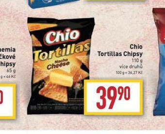 Billa Chio tortillas chipsy nabídka