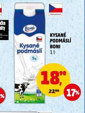 Penny Market Kysané podmáslí nabídka