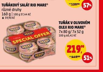 Penny Market Tuňák v olivovém oleji rio mare nabídka