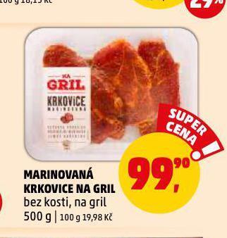 Penny Market Marinovaná krkovice na gril nabídka