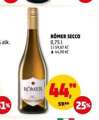 Penny Market Romer secco nabídka