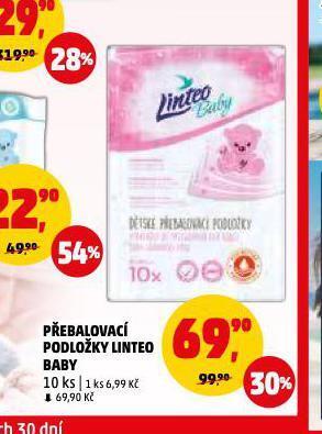 Penny Market Přebalovací podložky linteo nabídka