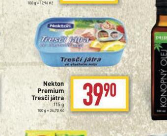 Billa Nekton premium tresčí játra nabídka