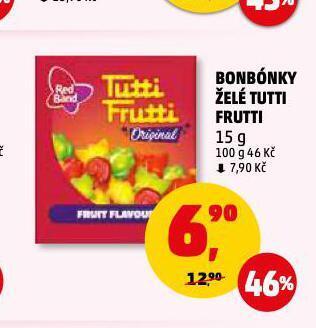 Penny Market Bonbónky želé tutti frutti nabídka
