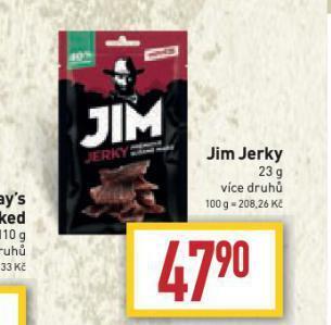 Billa Jim jerky nabídka