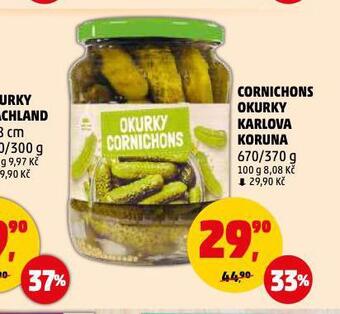 Penny Market Cornichons okurky nabídka