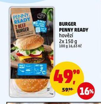 Penny Market Burger nabídka