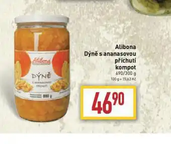 Alibona dýně s ananasovou příchutí kompot