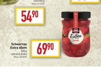 Billa Schwartau extra džem nabídka
