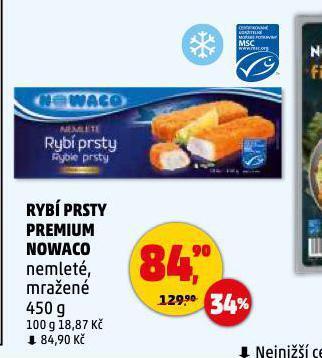 Penny Market Rybí prsty nowaco nabídka