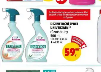 Penny Market Sanytol dezinfekční odstraňovač skvrn nabídka