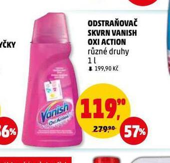 Penny Market Vanish oxi action na skvrny nabídka