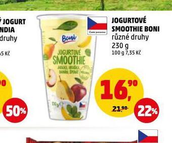Penny Market Jogurtové smoothie nabídka
