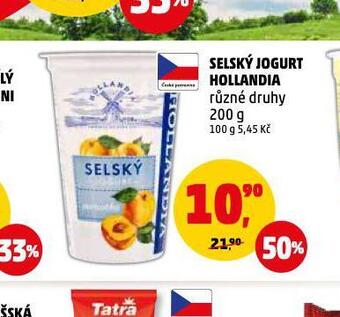 Penny Market Hollandia selský jogurt nabídka