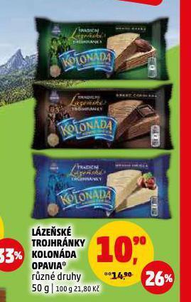 Penny Market Lázeňské trojhránky kolonáda nabídka